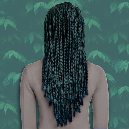 Mermaid box braids