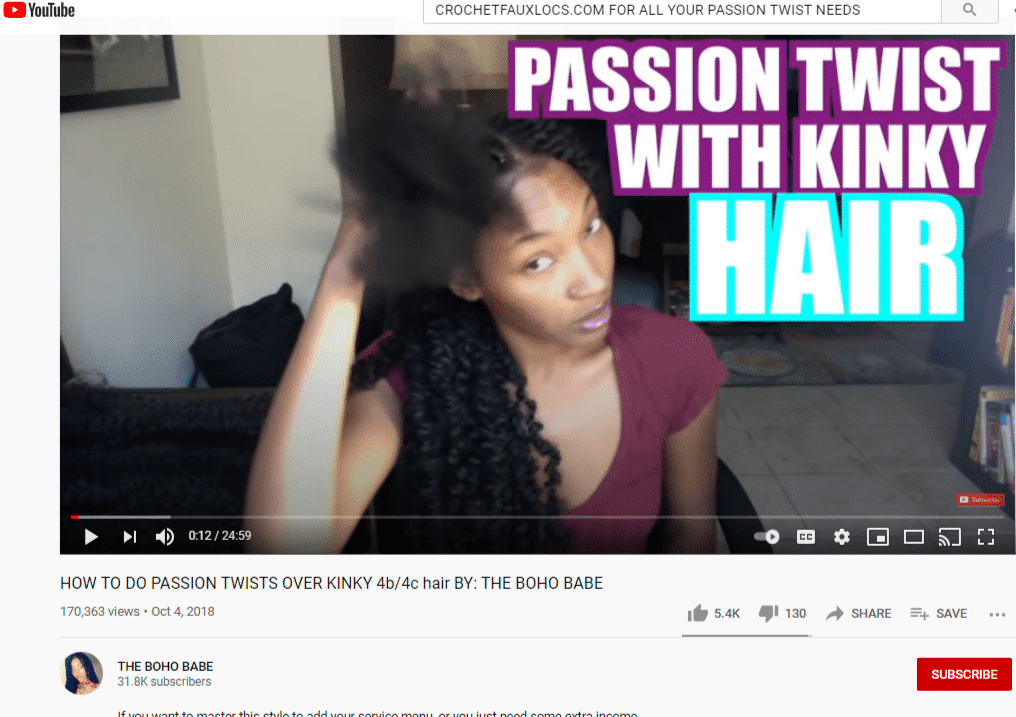 How to do passion twists over kinky 4b/4c hair by: the boho babe