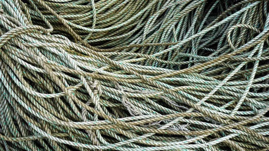 Rope, tangle, nautical
