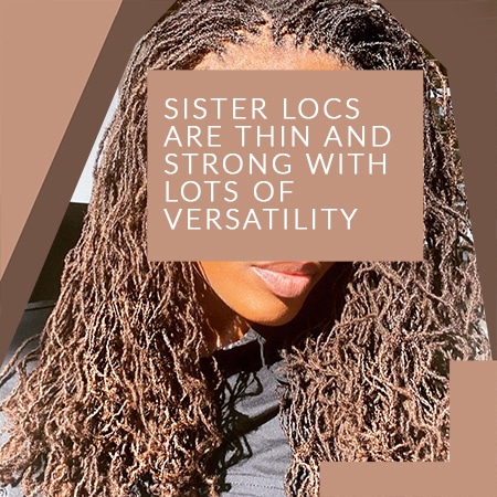 Long medium length sisterlocks crochet faux locs hair sisterlocs.