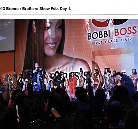 2013 hair show bobbi boss nu locs hair show on stage with thousands of black people and faux locs