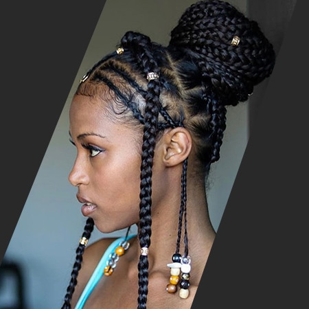 Best african style box braid bead accessories - crochet faux locs