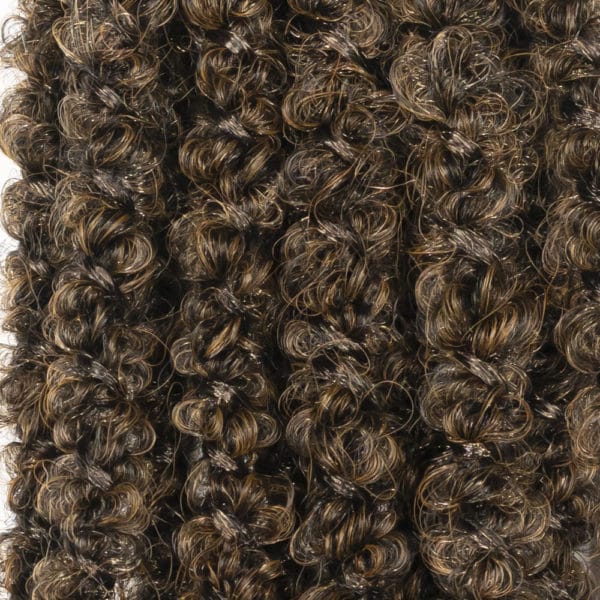 Crochet pre looped honey blonde calif locs 12inch close up - crochet faux locs