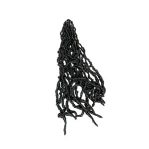 black nu locs for easy conrow installation of box braids