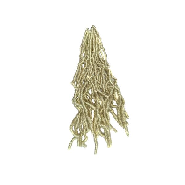 Elegant blonde synthetic hair fibers wrapped into dreadlock history and spiritual meaning.